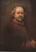 REMBRANDT Harmenszoon van Rijn Self-portrait aged 63 (mk08) oil painting picture wholesale